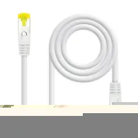 Nanocable Cabo de rede LSZH Cat.6A SFTP 25cm Branco — imagem 1
