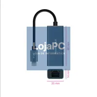 Nanocable Conversor USB-C Ethernet Gigabit — imagem 3