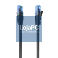 Aisens Cabo RJ45 CAT.6 UTP AWG26 CCA Preto 0.5M — imagem 1