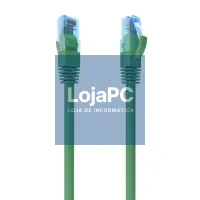 Aisens Cabo RJ45 CAT.6 UTP AWG26 CCA Verde 0.5m — imagem 1