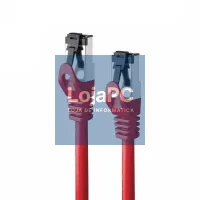 Nanocable Cabo de rede Cat. 8.1 2GHZ SSTP Vermelho 2m — imagem 2