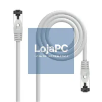 Nanocable Cabo de rede Cat. 8.1 2GHZ SSTP Branco 2m — imagem 1