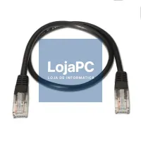 Aisens Cabo de rede RJ45 CAT.6 UTP AWG24 preto 1.0m — imagem 3