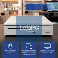 iggual Cajón portamonedas IRON-30W 42cm 5+5 branco — imagem 5