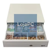 iggual Cajón portamonedas IRON-30W 42cm 5+5 branco — imagem 1