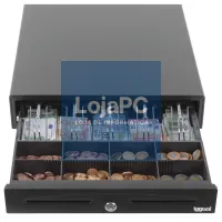 iggual Cajón Portamonedas IRON-70 44,5cm 5+8 preto — imagem 1