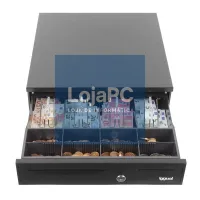 iggual Cajón portamonedas IRON-20 42cm 4+8 preto — imagem 1