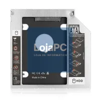 EWENT ADAP.HDD/SSD SATA PARA UNIDADE ÓPTICA 9.5mm — imagem 3