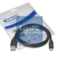 Nanocable Cabo USB 3.1 Gen2 10Gbps3A USB-C/M-A/M — imagem 3
