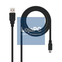 Nanocable Cabo USB 2.0 Tipo A/M-Mini USB 5PIN/M1M — imagem 1