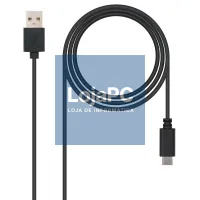 Nanocable Cabo USB 2.0 3A Tipo USB-C/M-A/M 2 M — imagem 5