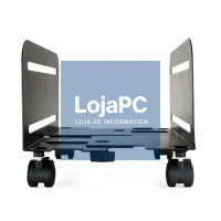 TooQ Suporte para CPU de CHÃO com rodas preto — imagem 5