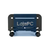 TooQ Suporte para CPU de CHÃO com rodas preto — imagem 1