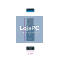 Nanocable Adaptador USB-A/M 3.1 GEN2 a USB-C/H — imagem 3