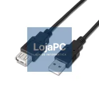 Aisens Cabo USB 2.0 tipo A/M-A/H preto 3.0m — imagem 2
