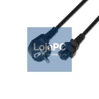 Aisens Alimentação Trébol CEE7/M-C5/H preto 1.5m — imagem 1
