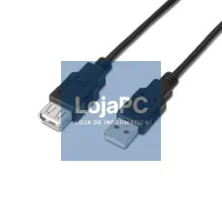 Aisens Cabo USB 2.0 Tipo A/M-A/H preto 1.8m — imagem 1