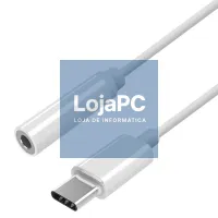 Aisens Conversor USB C-M Jack 3.5-H Branco 15Cm — imagem 1