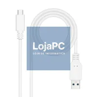 Nanocable Cabo USB 3.1 Gen2 USB-C/A 2 M Branco — imagem 1