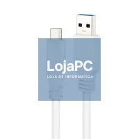 Nanocable Cabo USB 3.1 Gen2 USB-C/A 2 M Branco — imagem 2