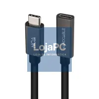 Nanocable Cabo USB 3.2 Gen2 USB-C M/H 0,5 M Preto — imagem 3