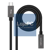 Nanocable Cabo USB 3.2 Gen2 USB-C M/H 0,5 M Preto — imagem 1