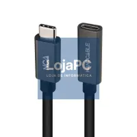 Nanocable Cabo USB 3.2 Gen2 USB-C M/H 1,5 M Preto — imagem 2