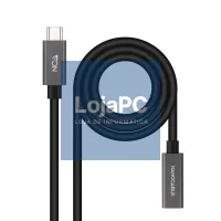 Nanocable Cabo USB 3.2 Gen2 USB-C M/H 1,5 M Preto — imagem 1