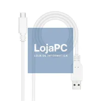 Nanocable Cabo USB 2.0 3A USB-C-M/M 1M Branco — imagem 1