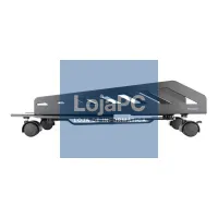 Tooq Suporte para CPU de chão com rodas preto — imagem 3