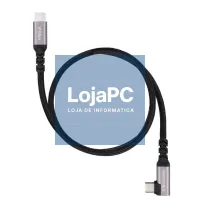 Nanocable Cabo USB-C 3.2 GEN2 Acodado 100W 0.5 M — imagem 1
