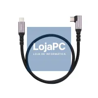 Nanocable Cabo USB-C 3.2 GEN2 Acodado 100W 1 M — imagem 1