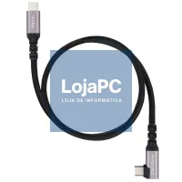 Nanocable Cabo USB-C 3.2 GEN2 Acodado 100W 3 M — imagem 1