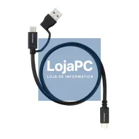 Nanocable Cabo USB-C+USB-A/USB-C 3.2 GEN2 0.5M — imagem 3