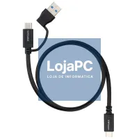 Nanocable Cabo USB-C+USB-A/USB-C 3.2 GEN2 2 M — imagem 1