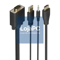 Aisens Cabo Conversor HDMI a SVGA y Audio 2m — imagem 1