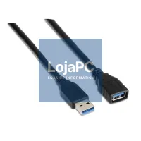 Aisens Cabo USB 3.0 Tipo A/M-A/H preto 1.0m — imagem 1