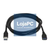 Aisens Cabo USB 3.0 Tipo A/M-A/H preto 1.0m — imagem 3