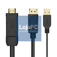 Aisens Conversor Activo HDMI A/M DP V1.2/M 1.8m — imagem 2