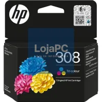 HP Tinteiro 308 Tricolor — imagem 1
