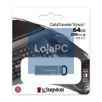 Kingston DataTraveler DTKN 64GB USB 3.2 Gen1 Prateado — imagem 2