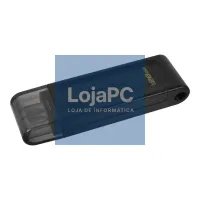Kingston DataTraveler DT70 128GB USB C 3.2 Preto — imagem 3