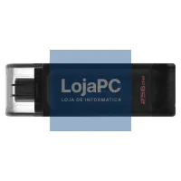Kingston DataTraveler DT70 256GB USB C 3.2 Preto — imagem 3