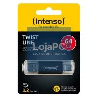 Intenso Twist Line Pen USB 3.2 A+C 256Gb — imagem 2