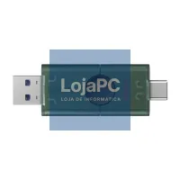 Kingston DataTraveler 128GB USB 3.2 Gen1 Duo Preto — imagem 2