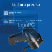iggual Leitor código barras 2D USB gatillo suporte — imagem 3