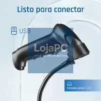 iggual Leitor código barras 2D USB gatillo suporte — imagem 5