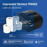 iggual Impressora Térmica TP8002 USB+RS232+Ethernet — imagem 2