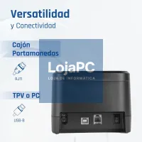 iggual Impressora térmica tickets TP EASY 58 USB+RJ — imagem 5