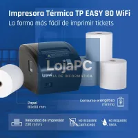 iggual Impressora térmica TP EASY 80 USB+RJ11 WiFi — imagem 3